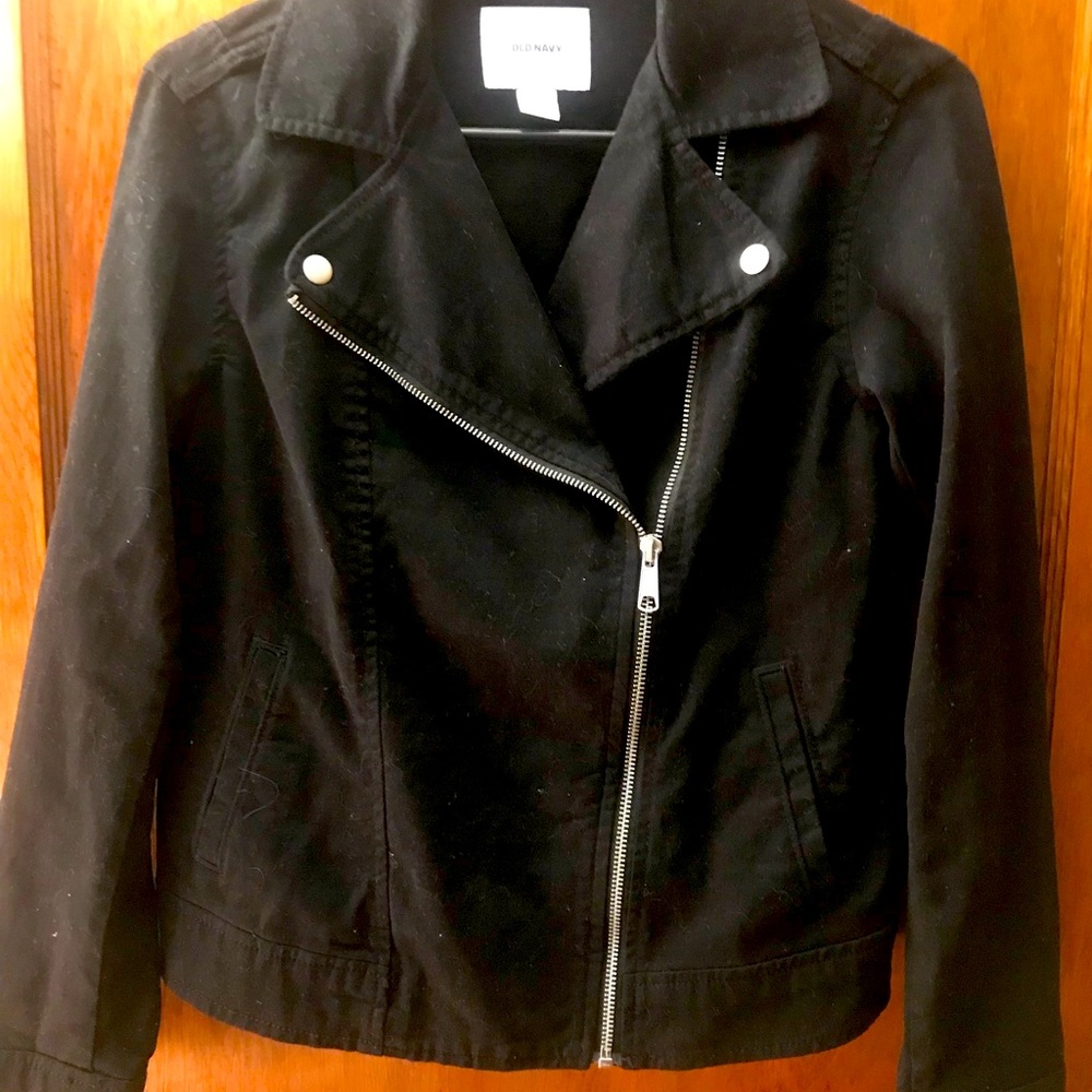 Cotton motorcycle jacket, xs